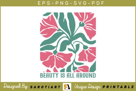 Boho Flower Inspiration SVG Design