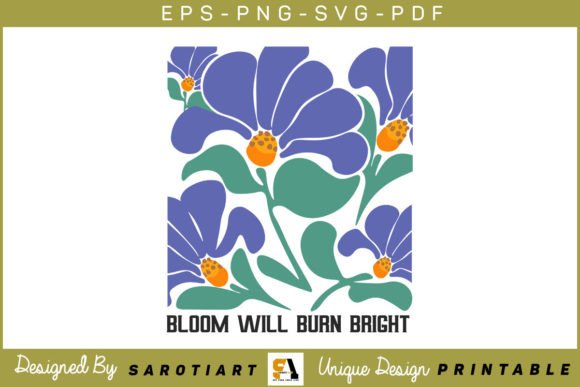 Boho Flower Inspiration T-shirt SVG PNG