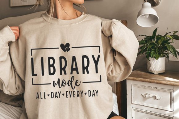 Library SVG, Librarian SVG, Book Lover
