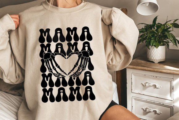 Mama Stacked SVG, Retro Mama SVG PNG