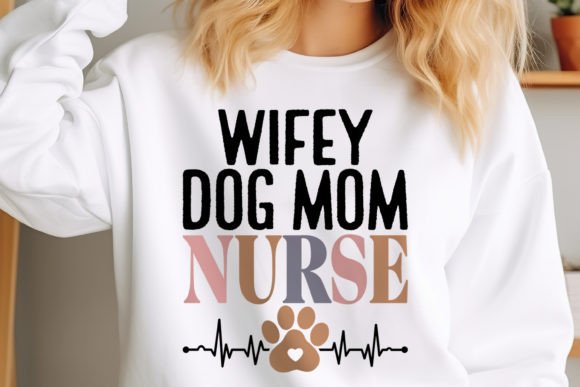 Retro Nurse SVG Design, Dog Mom Nurse
