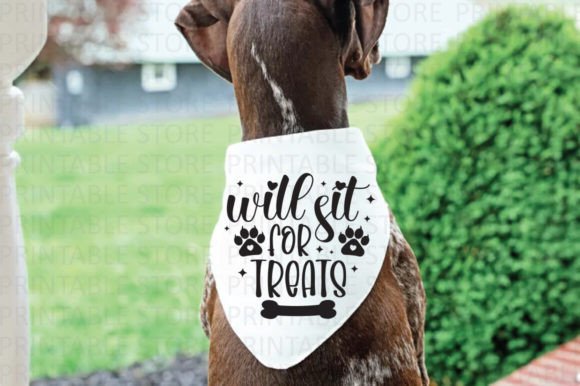 Will Sit for Treats SVG